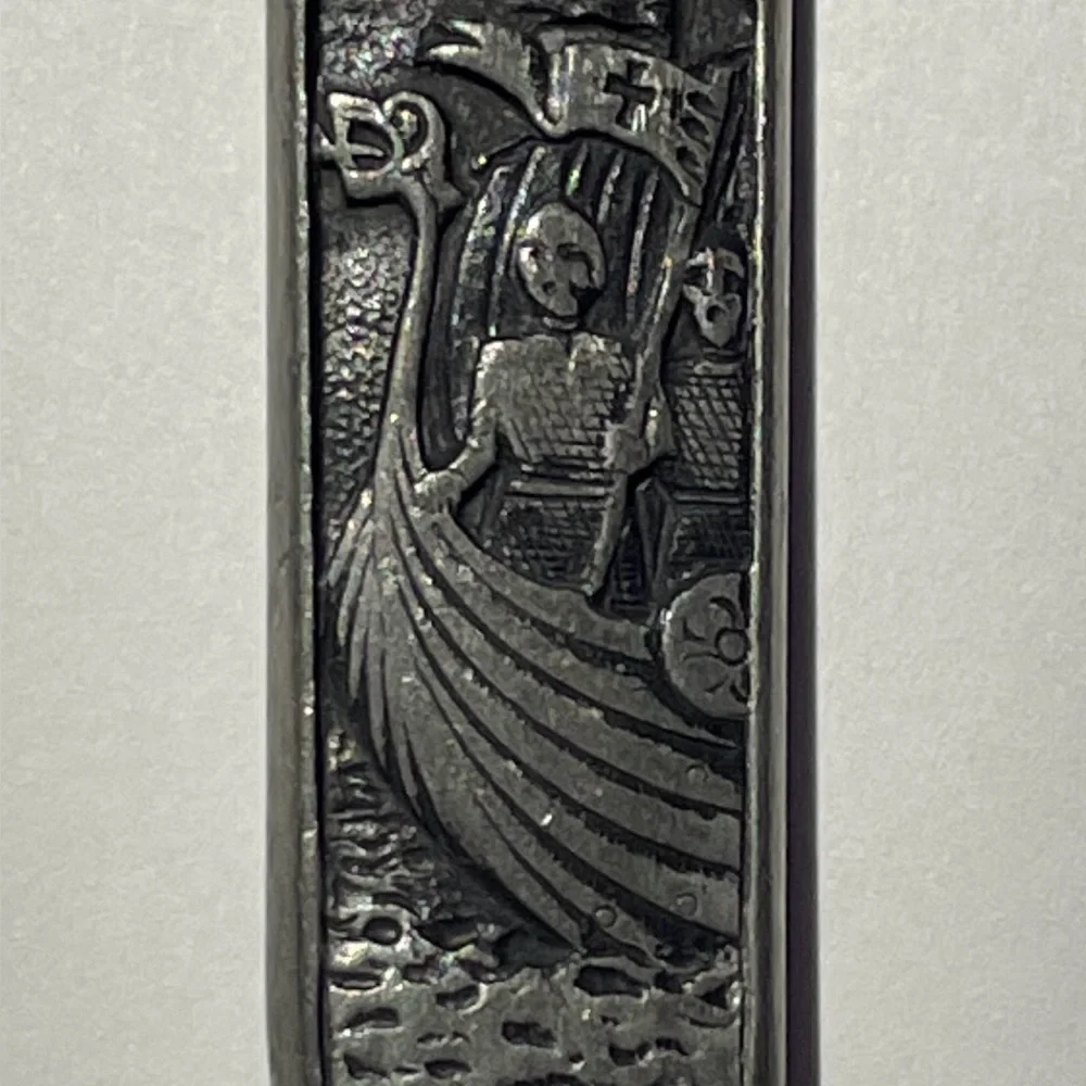 Vintage Konge Tinn (Norway) Pewter Silver Cake Server - Picture 3 of 7